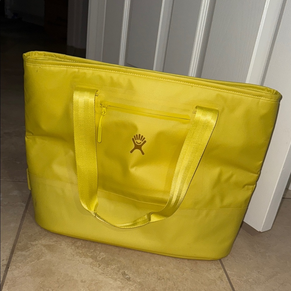 Hydro Flask insulated tote bag in a yellow color